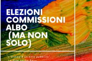 ELEZIONI COMMISSIONI d’ALBO
