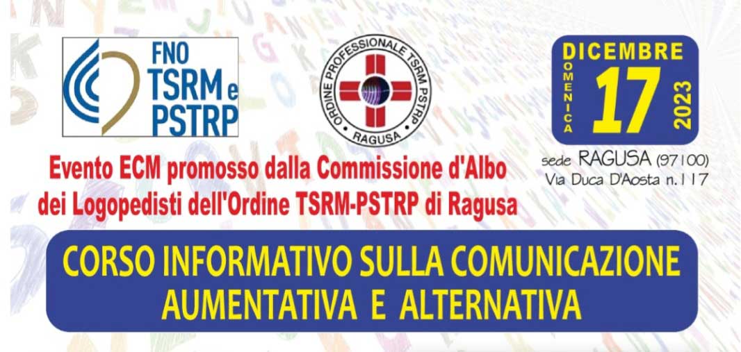 Evento formativo sulla COMUNICAZIONE AUMENTATIVA ALTERNATIVA