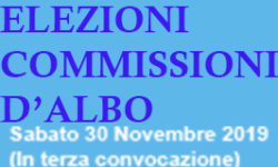 Prima convocazione Assemblea elettiva Commissioni d’Albo